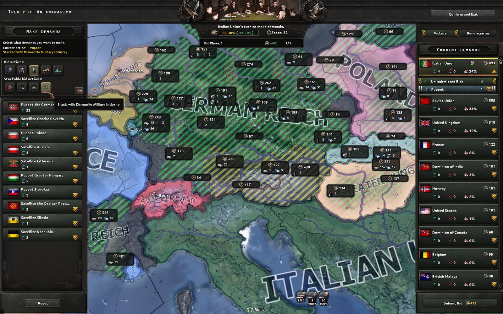 Hearts of Iron IV: By Blood Alone (PC) - Steam Key - GLOBAL